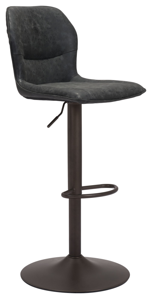 Vital Bar Chair Vintage Black & Dark Bronze