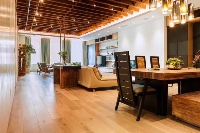 Laight Street - TriBeCa Loft minimalistisch-esszimmer