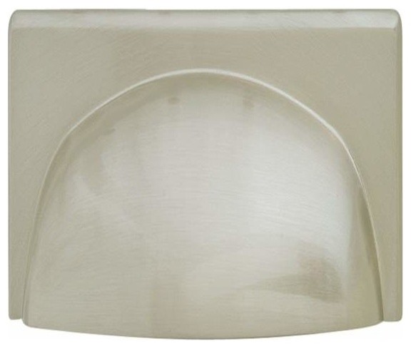 Hafele: Cup Handle: Zinc: Brushed Nickel: M4: Center To Center 96mm