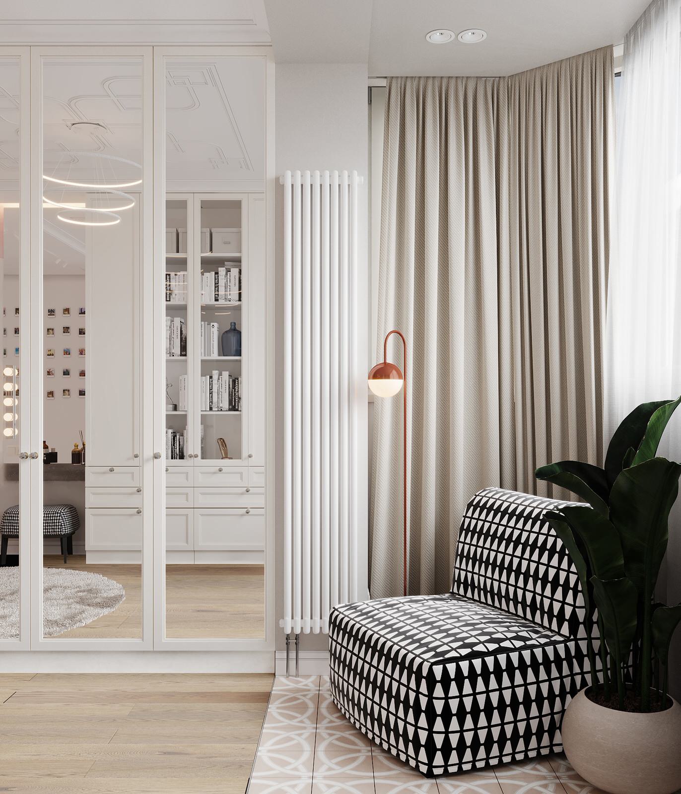 СВЕТЛЫЙ ИНТЕРЬЕР В ЖК ДОНСКОЙ ОЛИМП