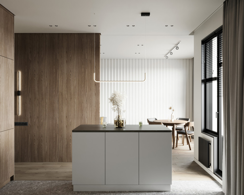 Дизайн интерьера квартиры в ЖК "Притяжение" на Выборгской набережной