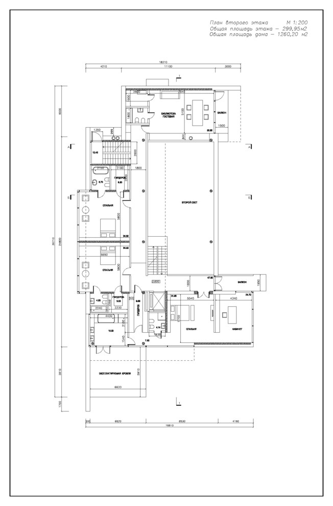 Проект виллы на Николиной горе в Подмосковье