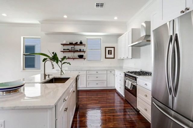 D2 White Shaker Contemporary Kitchen New Orleans By Dl