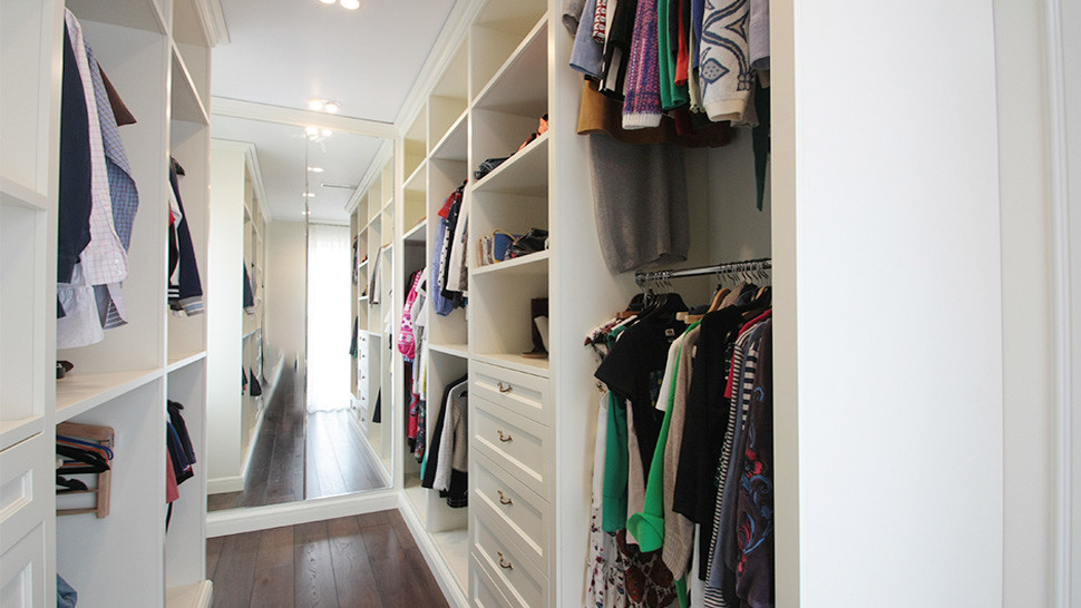Гардеробная в частном доме