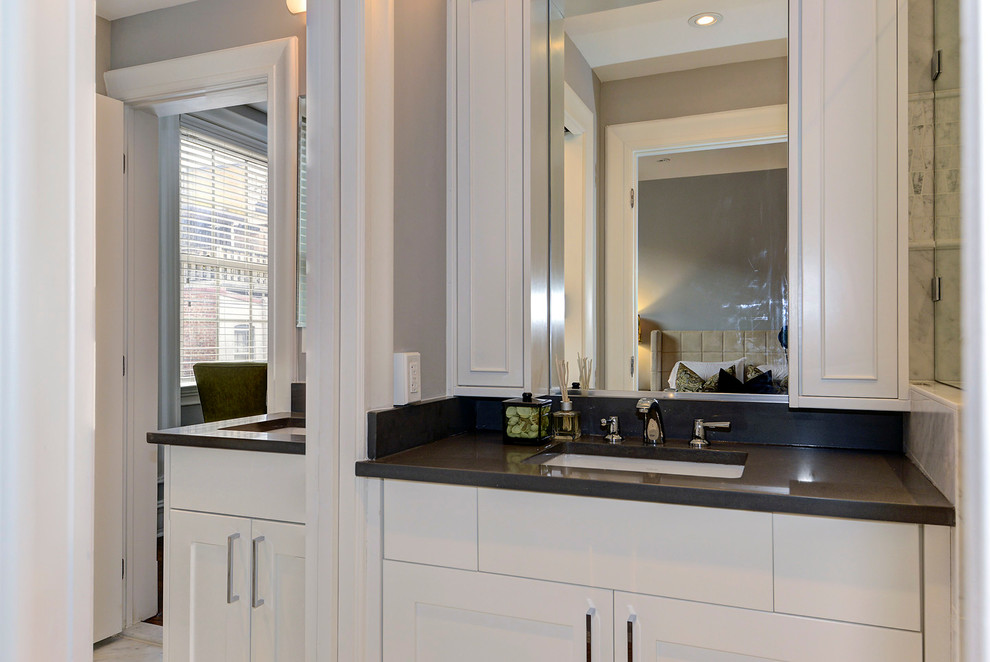 Transitional home design photo in DC Metro