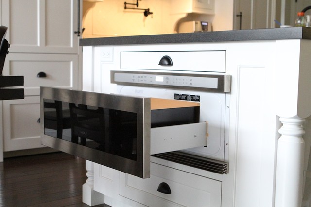 Wolf Microwave Warming Drawer Contemporary Kitchen Portland
