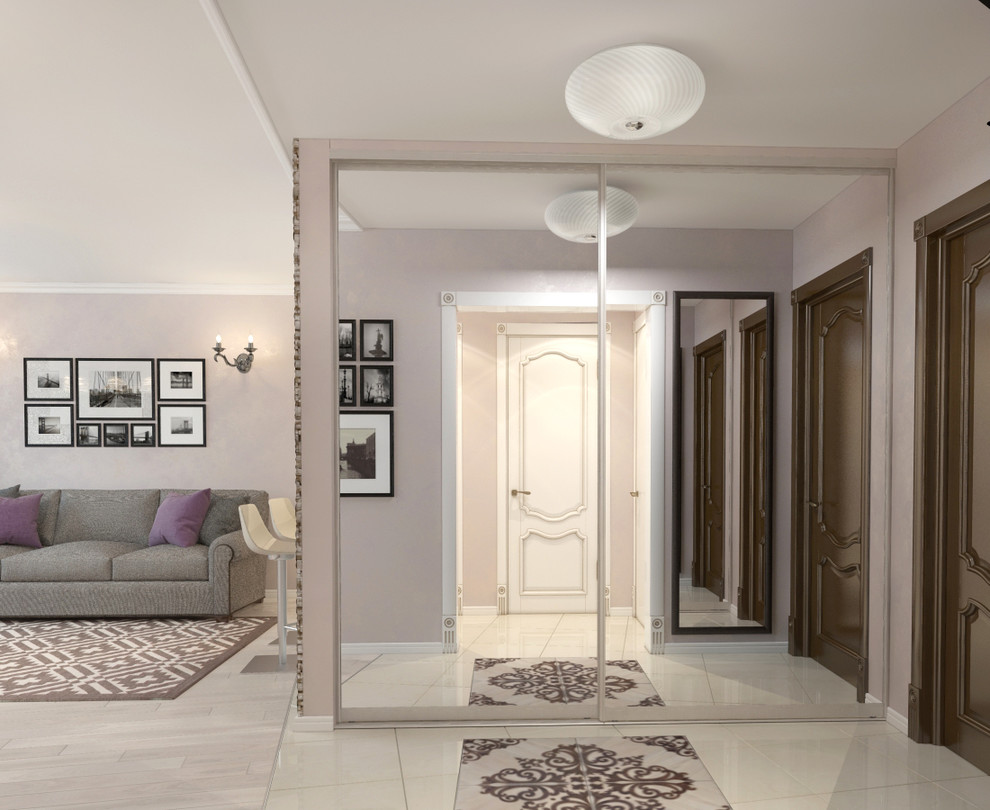 в сиреневых тонах