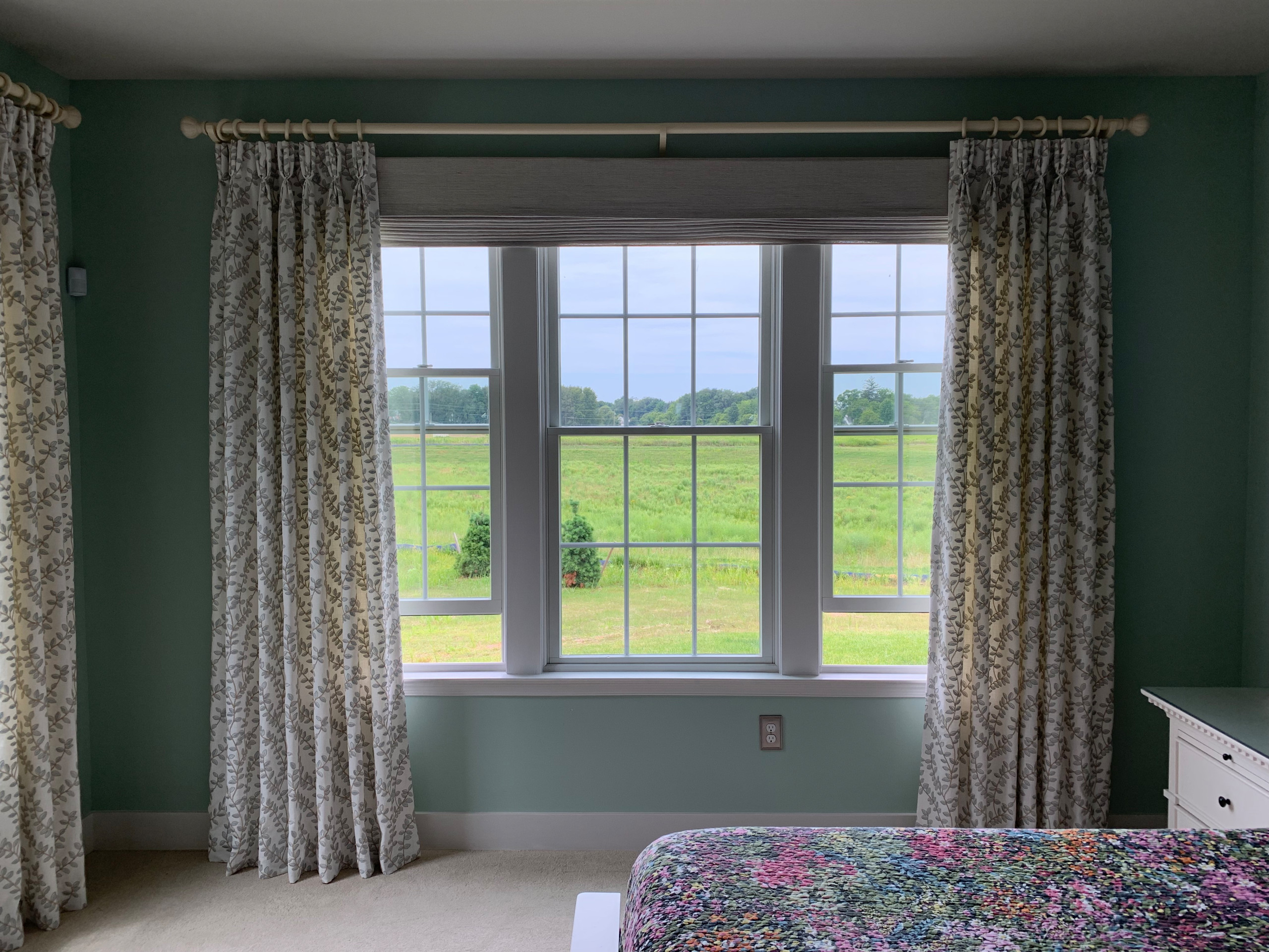 Bedroom window treatments