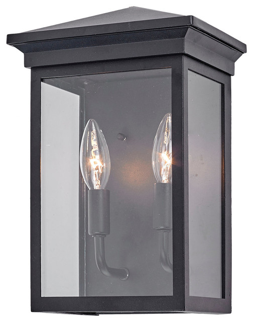 Gable 2 Light Outdoor Black Gable 2 Light Outdoor Black