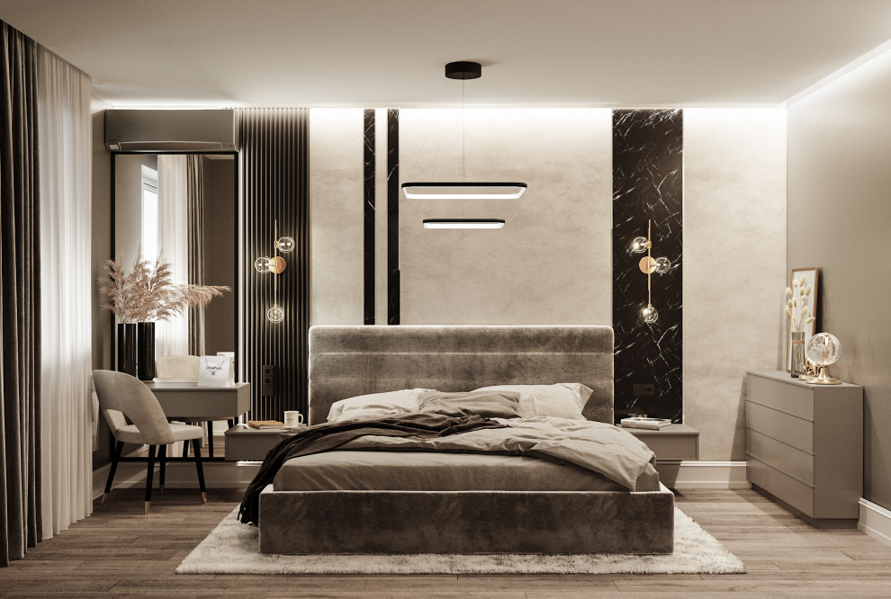 Двухкомнатная квартира в стиле хай-тек