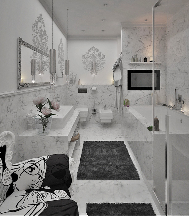 Квартира ЖК Аэробус, санузел дочери