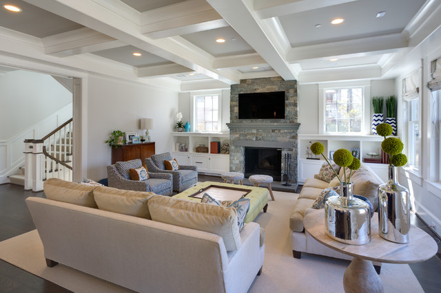 Chevy Chase Residence - Transitional - Family Room - DC Metro - by ...