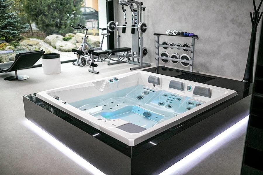 Фитнес зона дома.