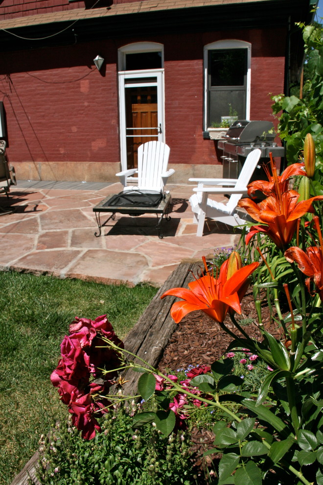 This is an example of a traditional garden in Denver.