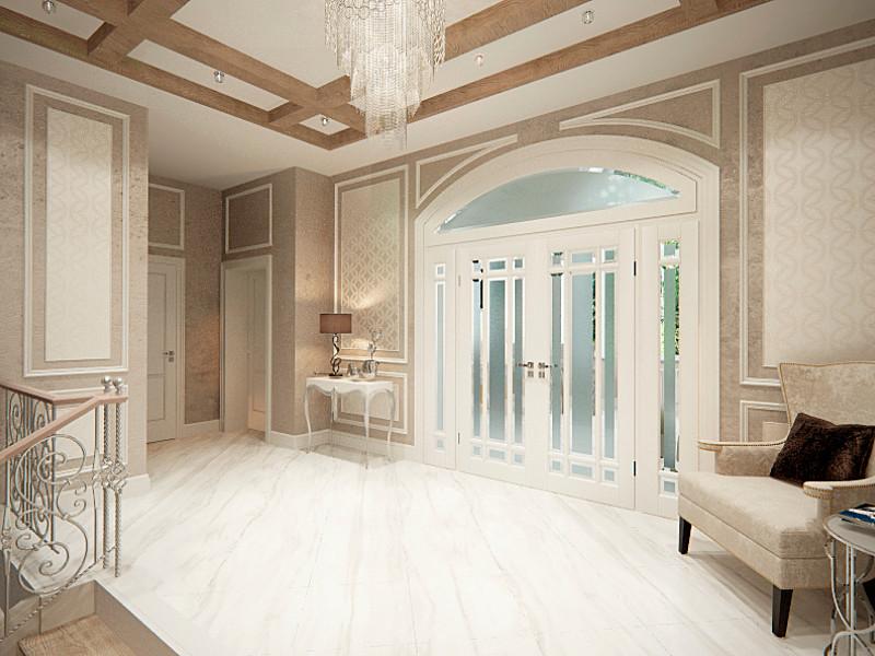 холл с лестницей