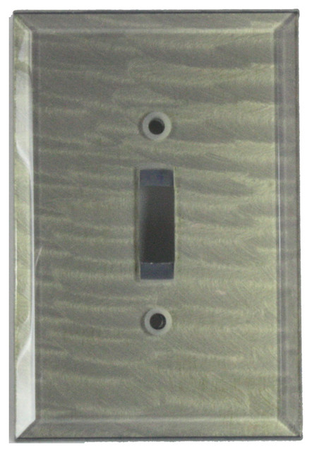 Deep Opal Glass Single Toggle Switch Cover