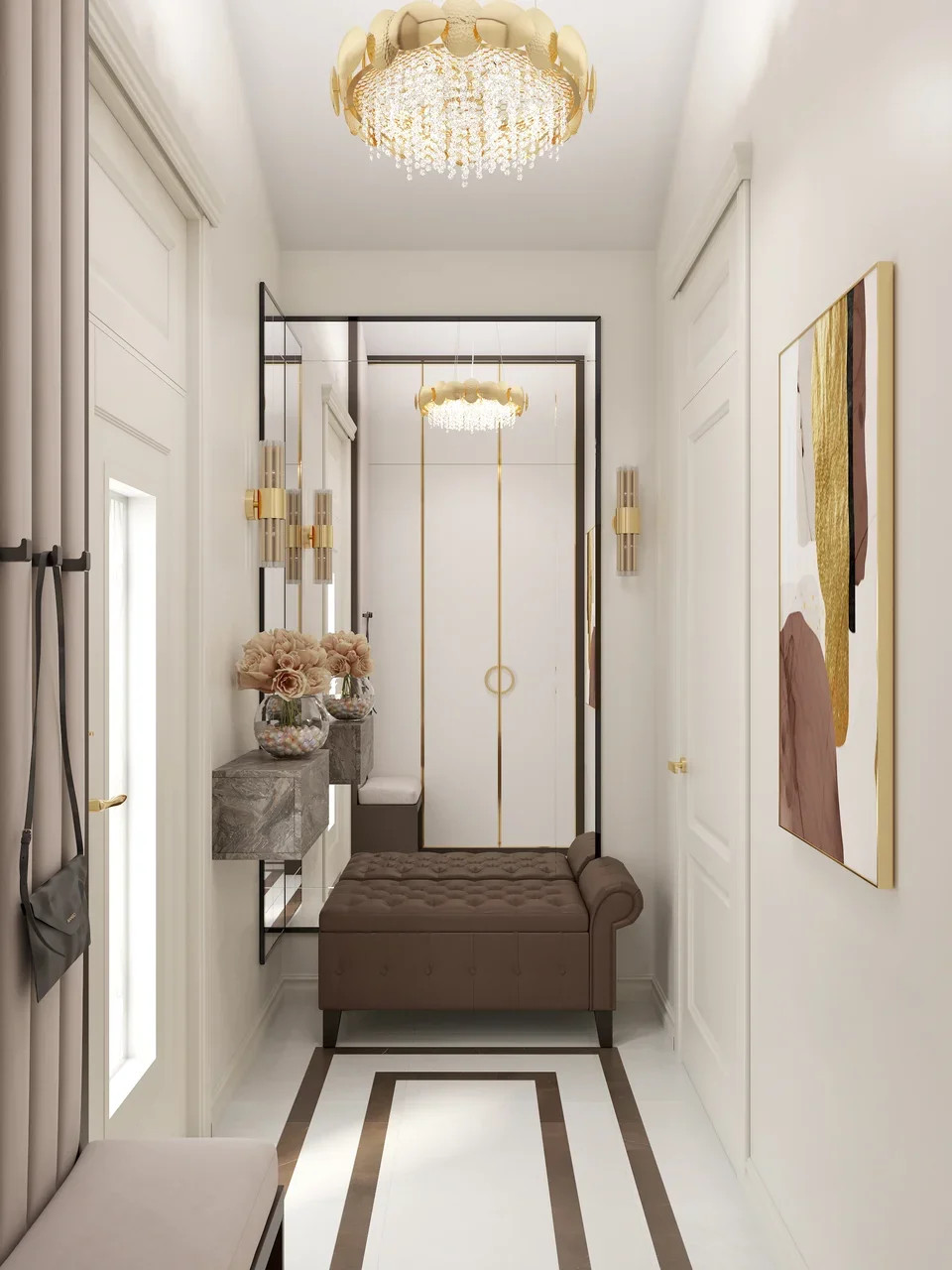 Частный дом, дизайн-проект неоклассика