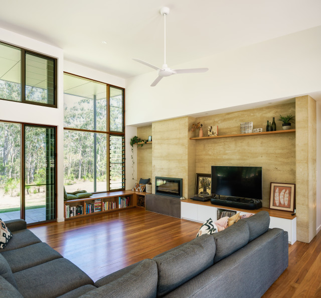 Doonan House contemporary-vardagsrum