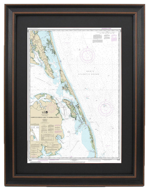 Custom Framed Nautical Charts