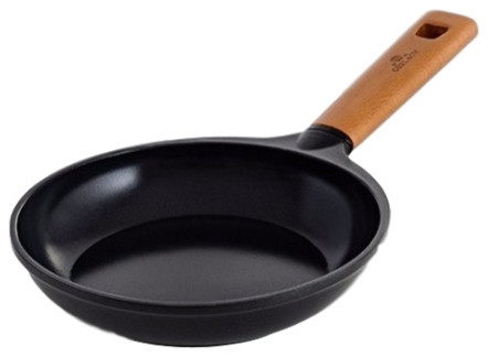 Natur Non Stick Frying Pan With Lid Contemporary Frying Pans And Skillets By Maximahouse