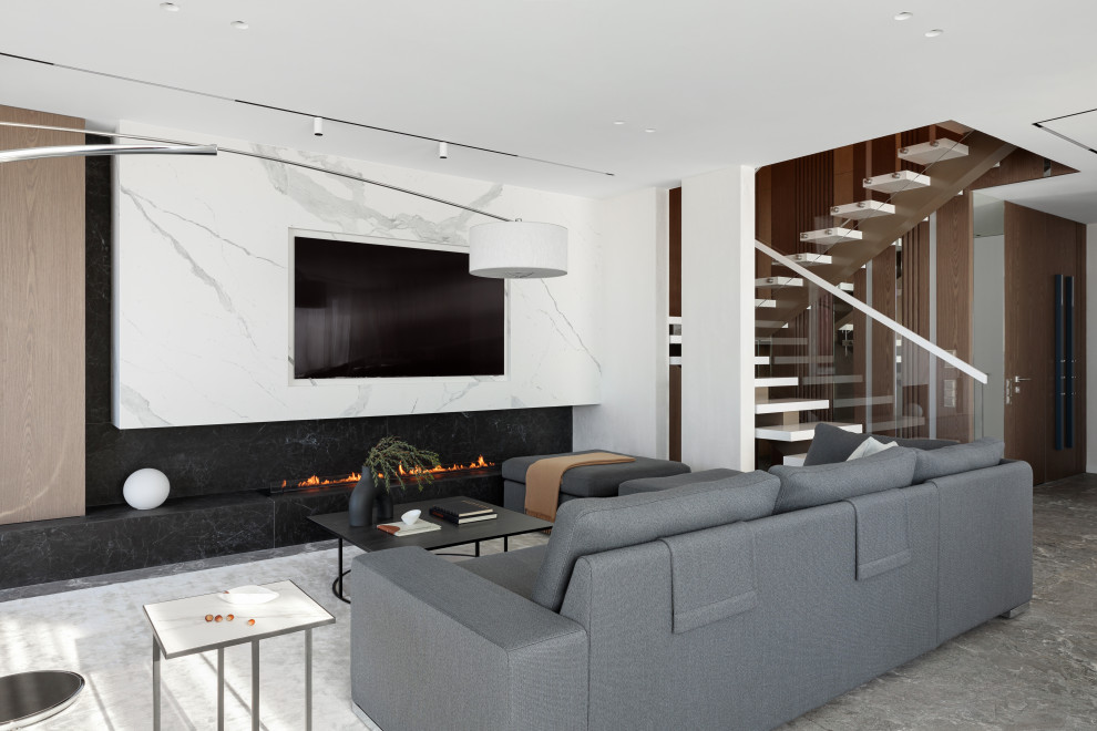 Двухуровневая квартира в пригороде Санкт-Петербурга