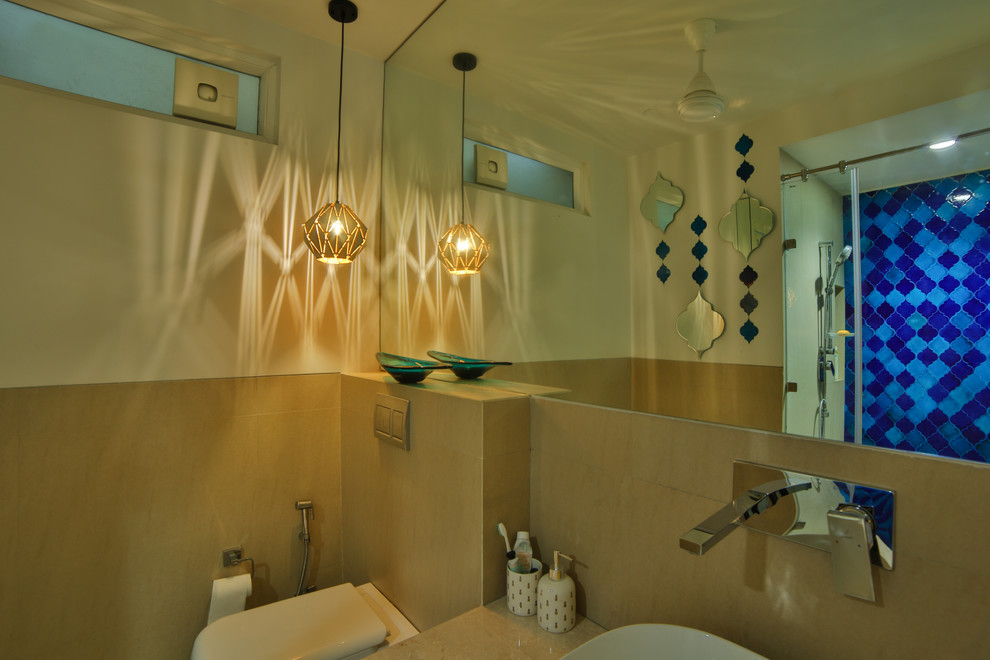 Inspiration for an eclectic bathroom in Delhi.