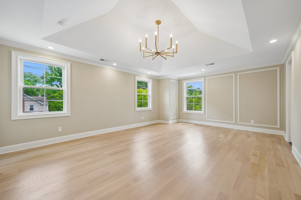 Primary Bedroom with Tray Ceiling in Teaneck, NJ