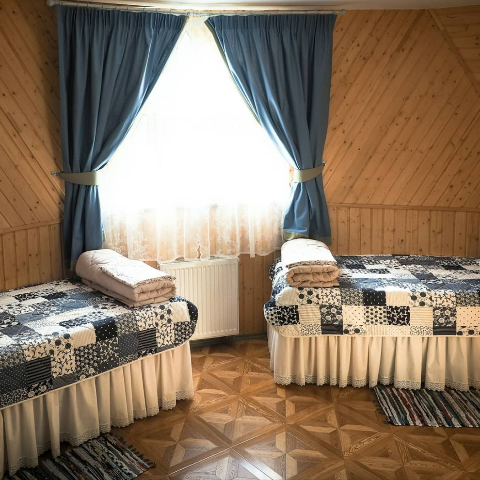 Купольный домик с интерьерами в стиле А-ЛЯ РУС