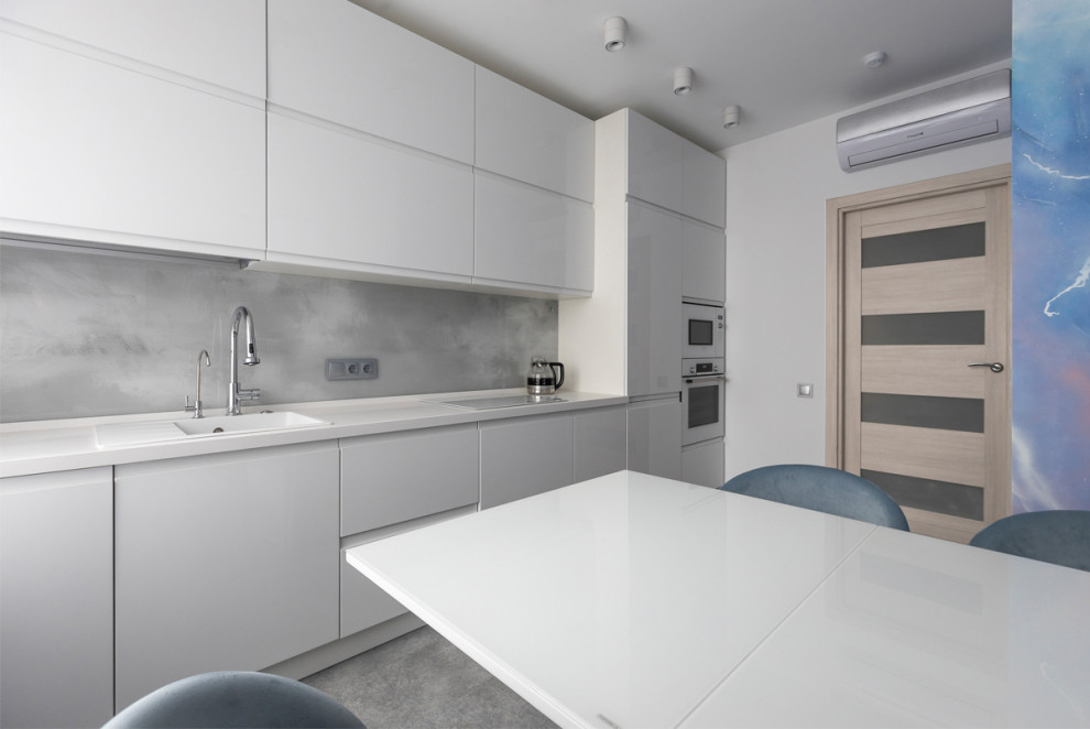 "Всплески жизни". Дизайн 3-х комнатной квартиры в современном стиле.