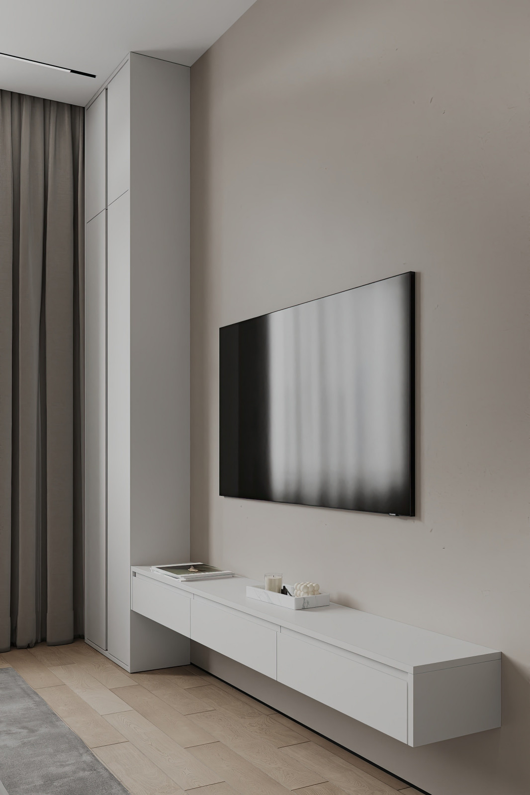 Дизайн и ремонт квартиры в ЖК Шуваловский Prima - Чёрно-белая магия