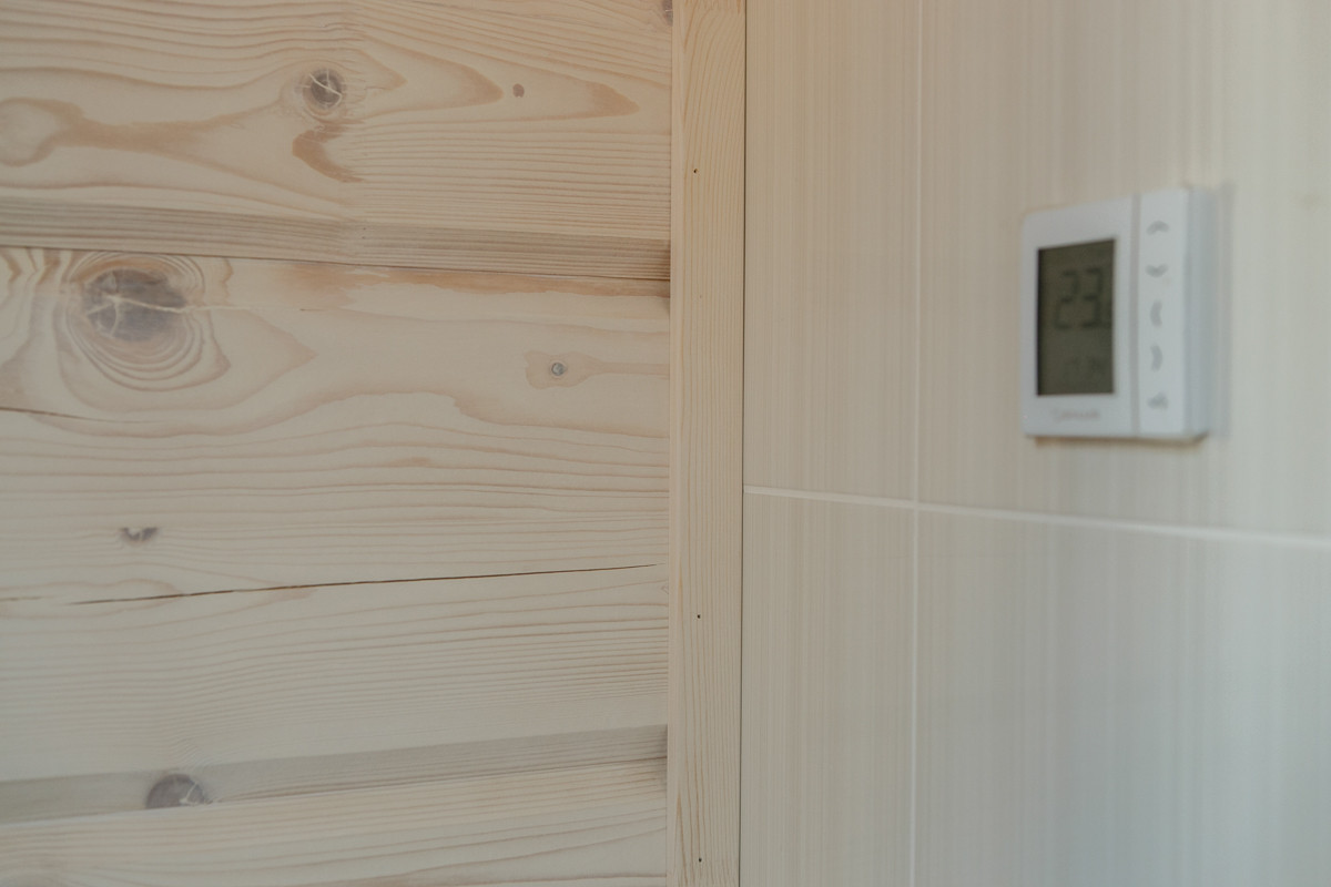 Интерьер дома из клееного бруса