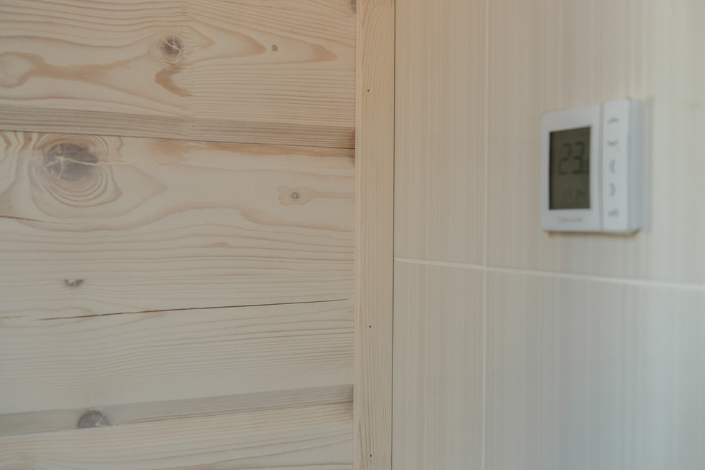 Интерьер дома из клееного бруса