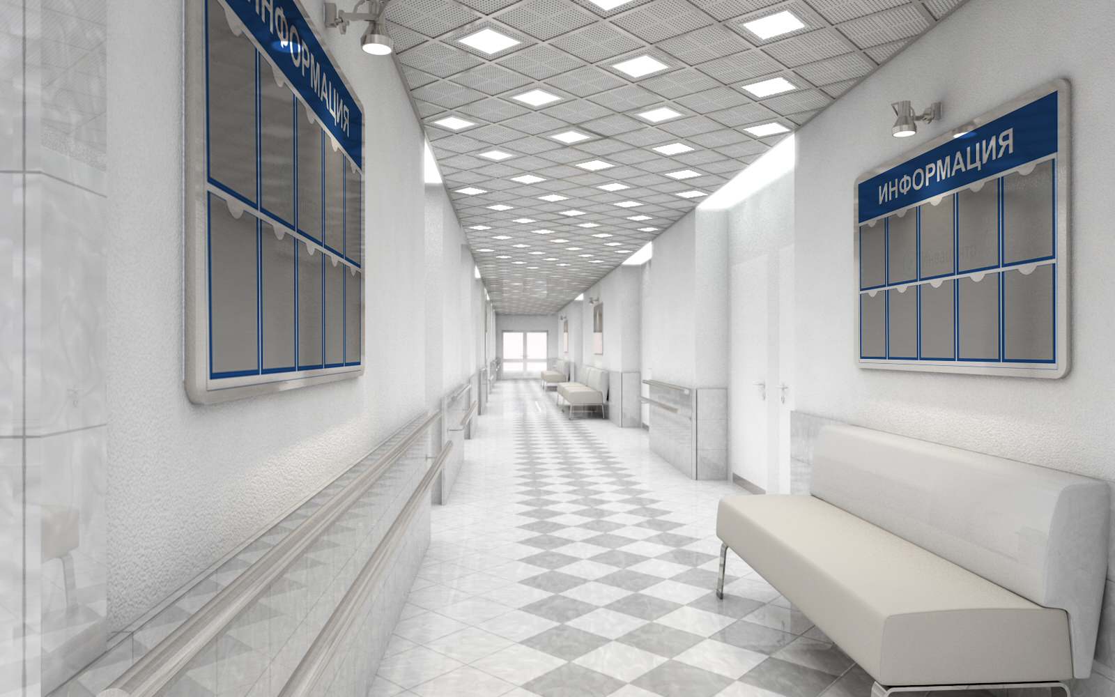 Интерьеры типовых этажей Институт мозга человека им. Н.П. Бехтеревой РАН