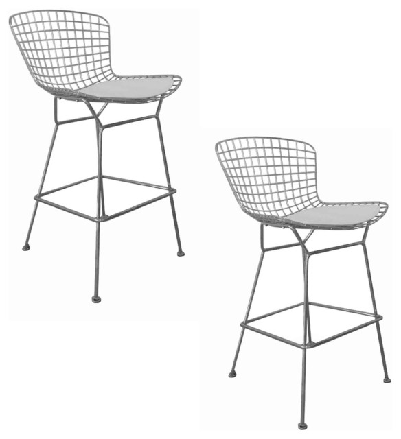 Shuttle Bar Stools With 4 Cushions Set Of 2 Midcentury Shuttle Bar Stools With 4 Cushions Set Of 2 Midcentury And Counter By Pangea Home