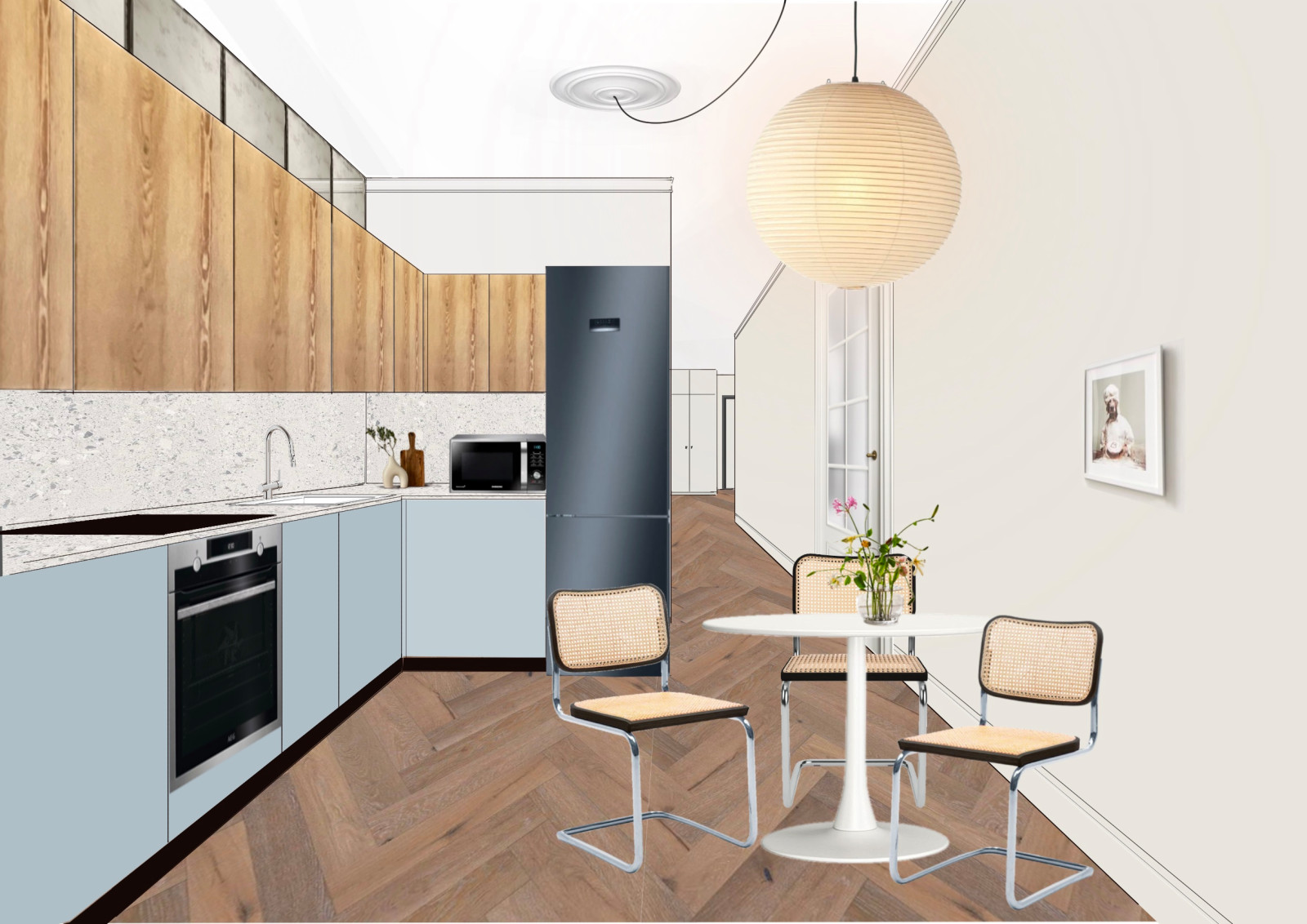 Стиль винтаж в современном интерьере.