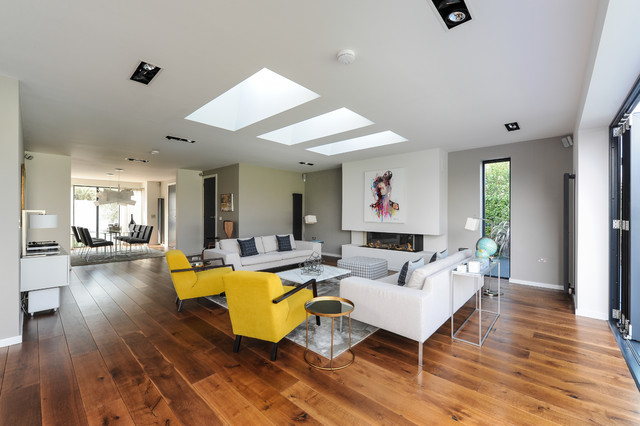 Whitstable contemporary-vardagsrum