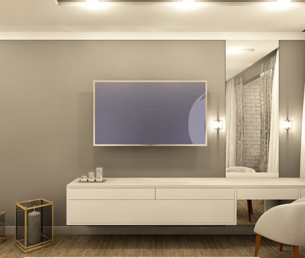 Дизайн-проект однокомнатной квартиры для молодой девушки