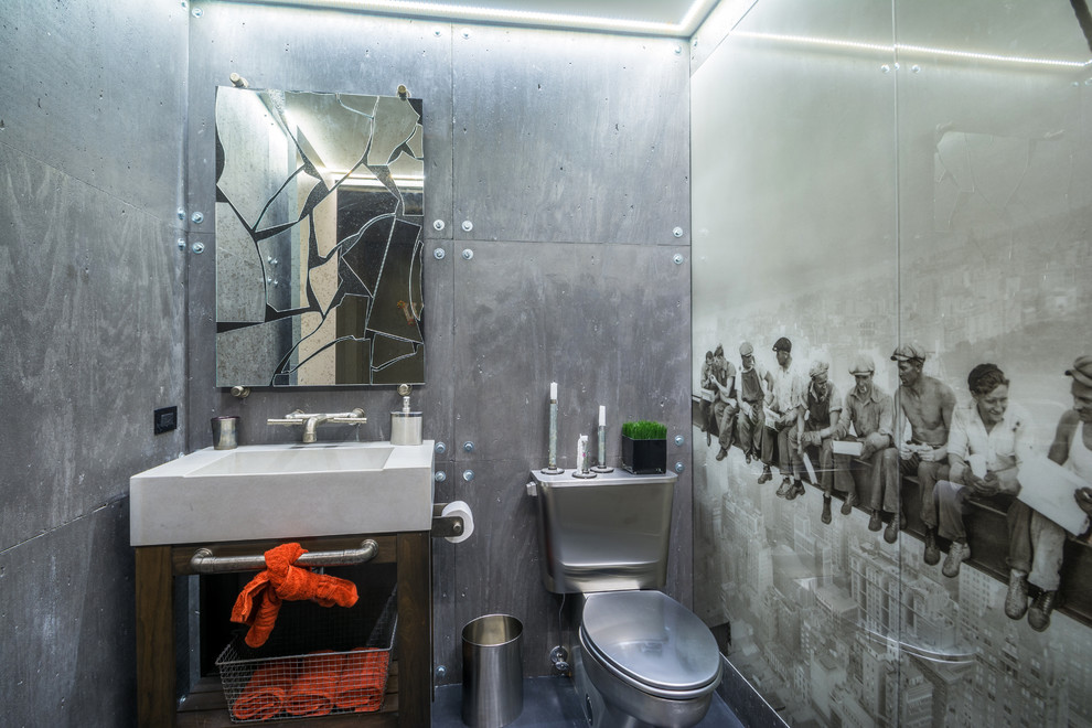 W Hotel Residence Hoboken NJ - Industrial - Powder Room - New York - by ...