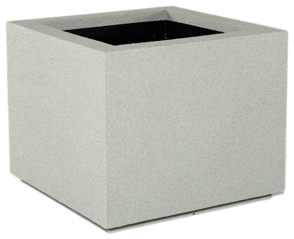 Greenwich Square Planter - Contemporary - Outdoor Pots And Planters