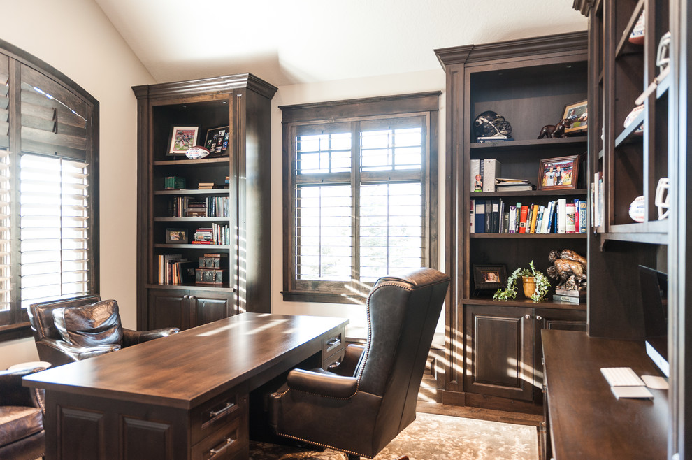 Transitional home office photo in Salt Lake City