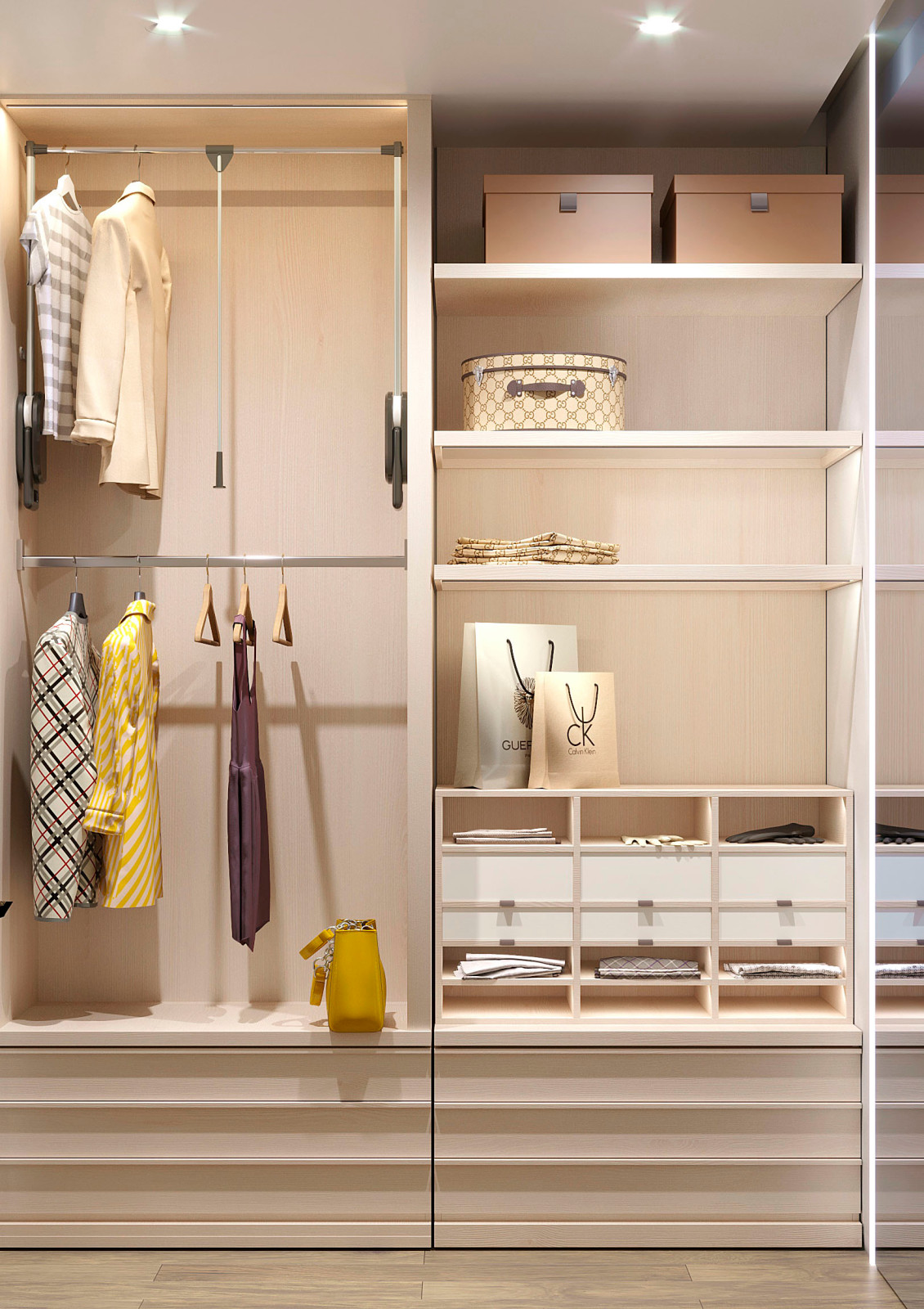 Спальня хозяйская. Гардероб