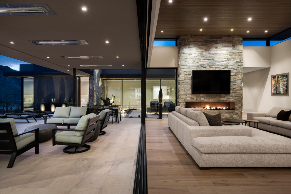 Sundown Residence - Contemporary - Living Room - Phoenix - by AB Design ...