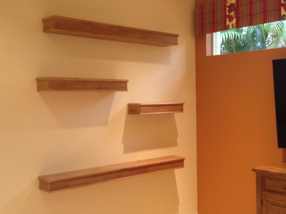 Amy's floating shelves