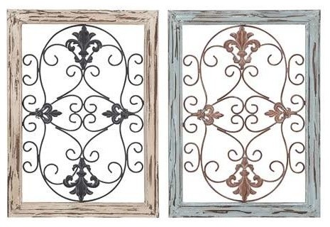 Wood Metal Wall Panel With Intricate Design Wood Metal Wall Panel With Intricate Design
