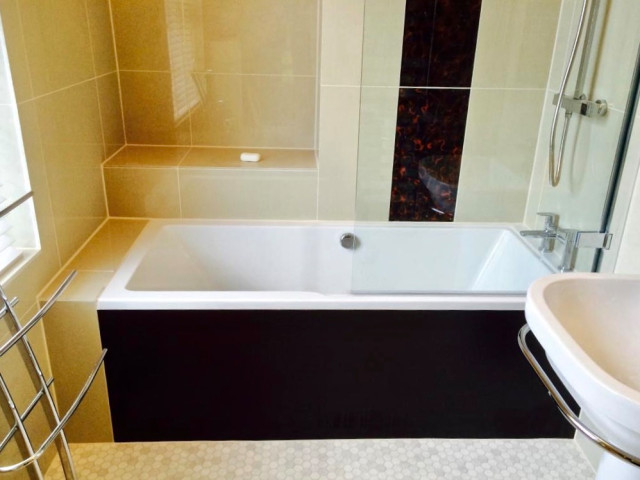 Various contemporary-bathroom