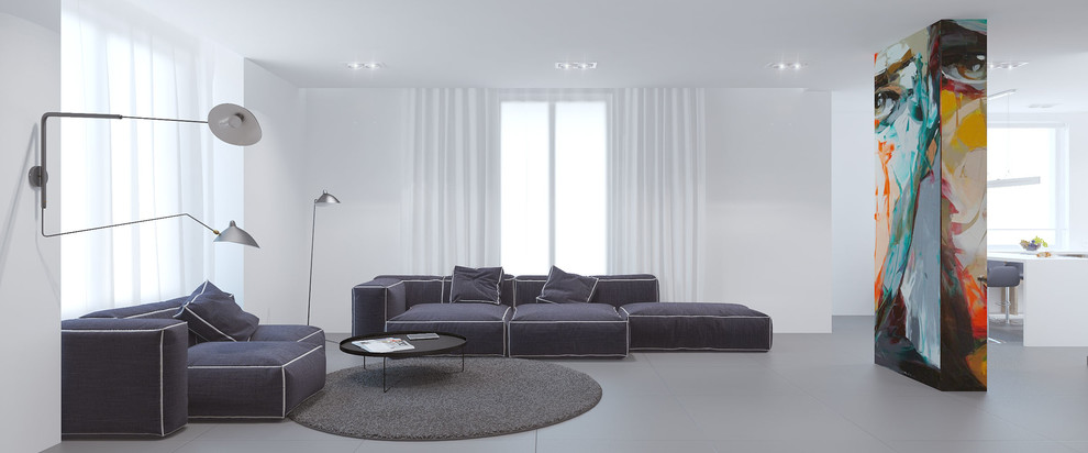 Интерьер загородного дома 209 м.кв