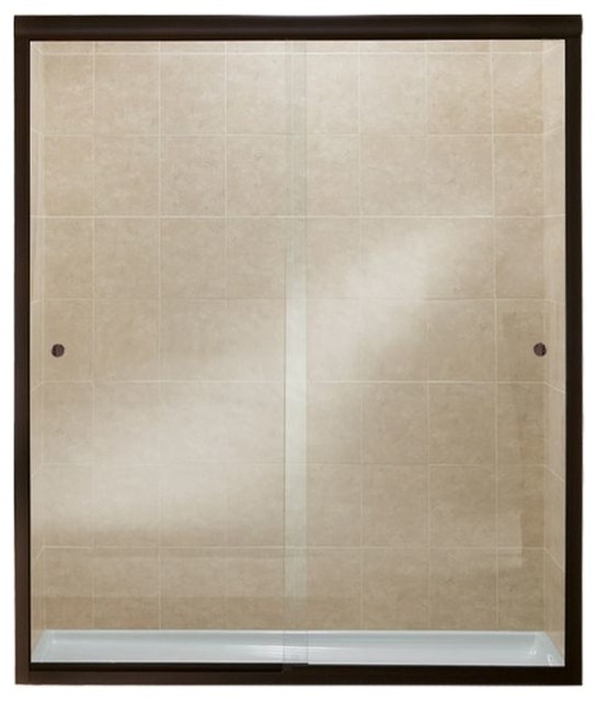 Finesse 54 6 59 6 X70 Sliding Shower Door Contemporary Shower
