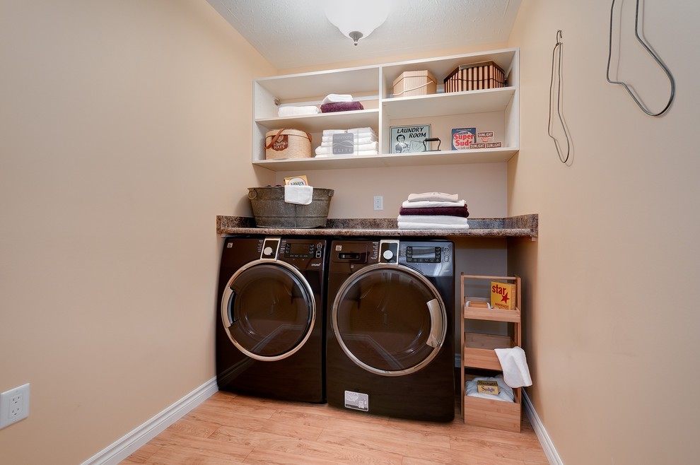 This is an example of a traditional laundry room in Toronto.