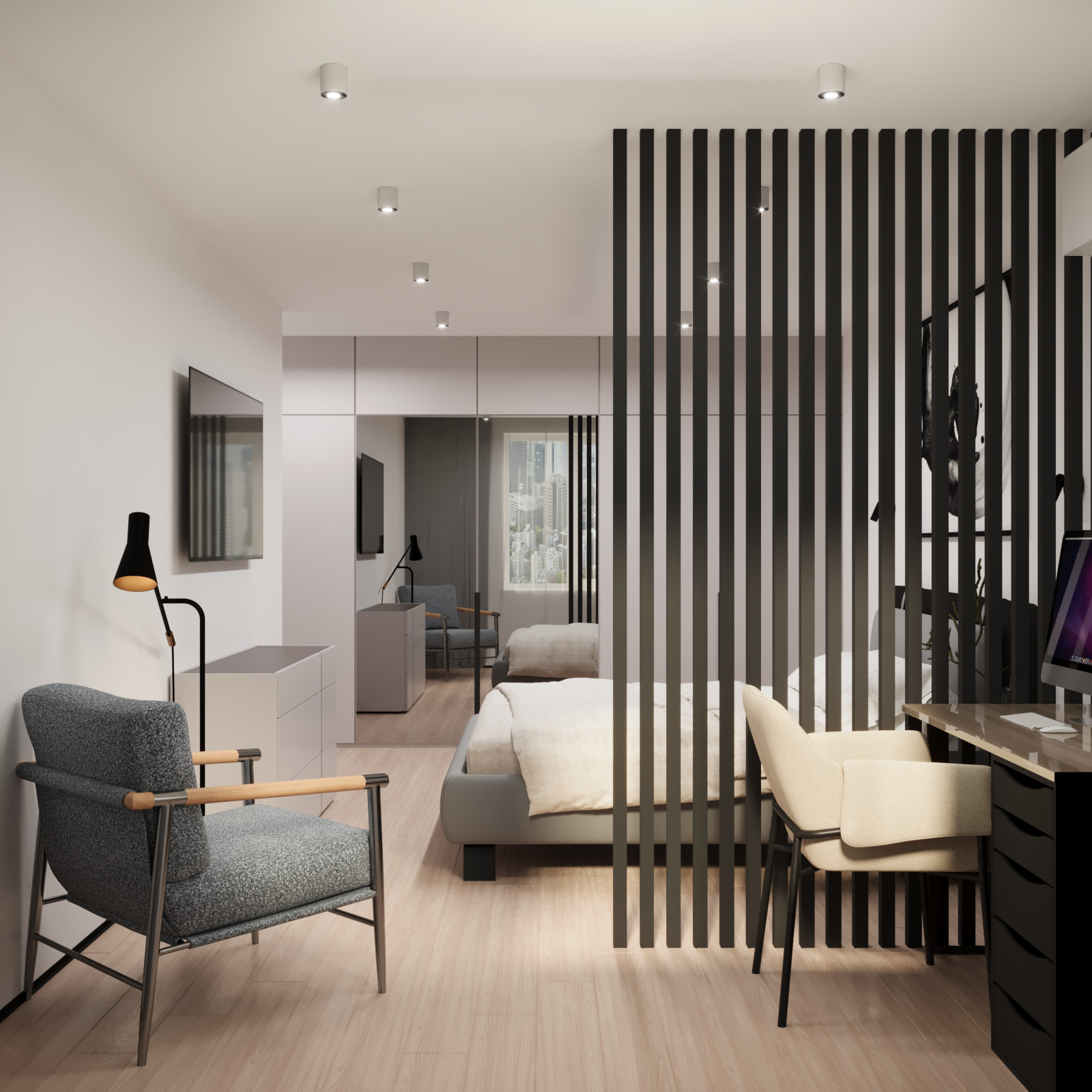 Комфортный интерьер для семьи с ребёнком: функциональные решения на 40 м²