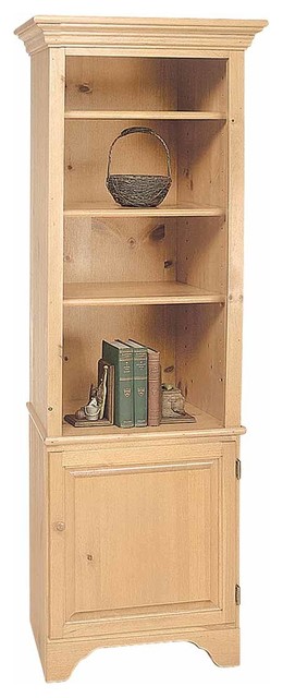 Bookcase Unfinished Pine Shaker Kit 66 5 H Traditional